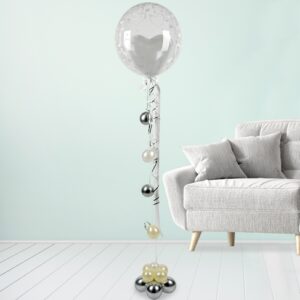 Double-Bubble-Riesenballon Herzen (190 cm)