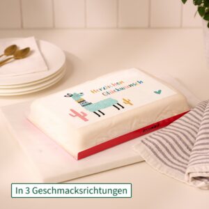 Biskuittorte ?Herzlichen Glückwunsch mit Lama Biskuittorte ?Herzlichen Glückwunsch mit Lama