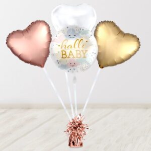 Heliumballon-Geschenk ?Hallo Baby?