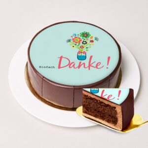 Dessert-Motiv-Torte ?Danke Dessert-Motiv-Torte ?Danke