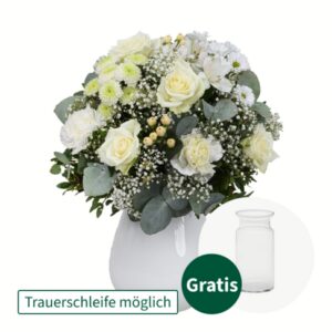 Trauerstrauß in Weiß Trauerstrauß in Weiß