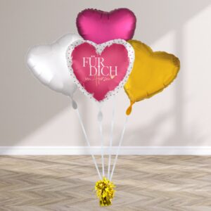 Heliumballon-Geschenk ?Für dich von Herzen? Heliumballon-Geschenk ?Für dich von Herzen?