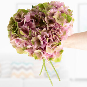 Hortensien Blumenstrauß in Rosa-Grün Hortensien Blumenstrauß in Rosa-Grün