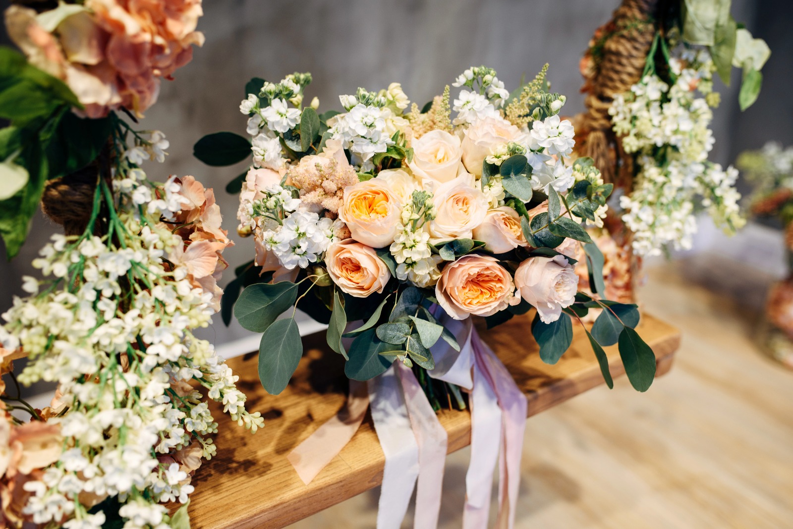 Hochzeitsfloristik mit Tischschmuck