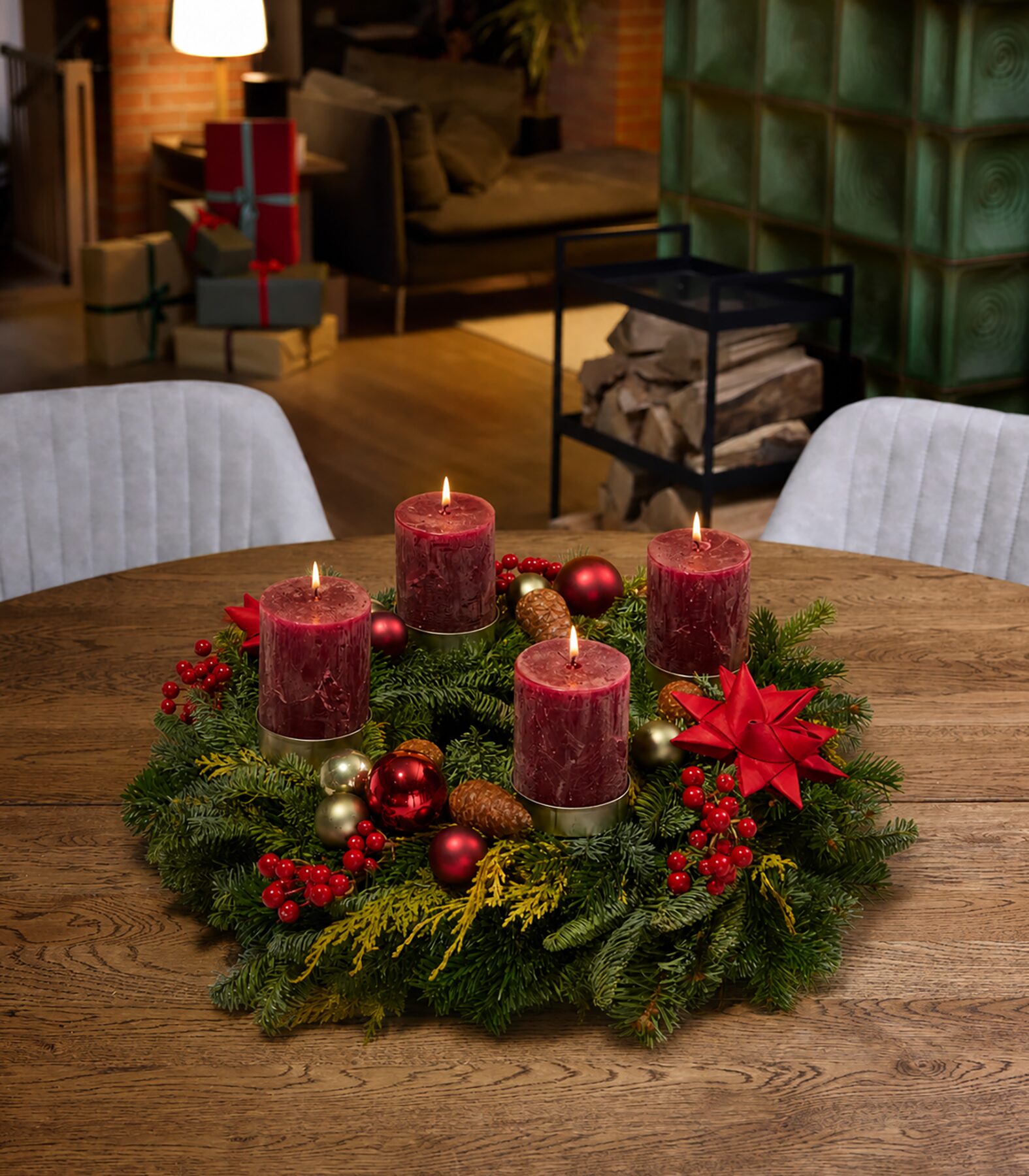 Adventskranz klassisch Royal December