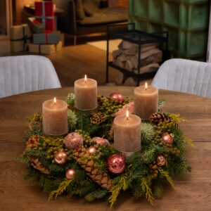Adventskranz modern Noël Adventskranz modern Noël
