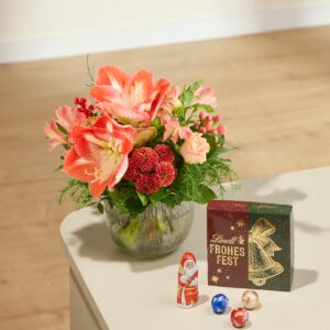 Adventsgruß mit Lindt Frohes Fest 42g