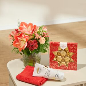 Adventsgruß mit Geschenkset Cozy Christmas