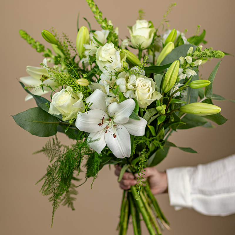 Weiße Wiesenblumen – Bild 2