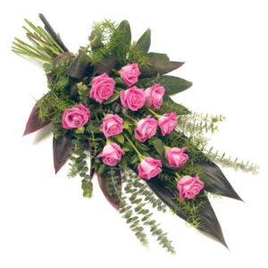 Trauerstrauß mit rosa Rosen Trauerstrauß mit rosa Rosen