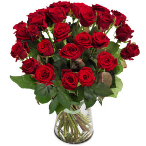 Roter Rosenstrauß